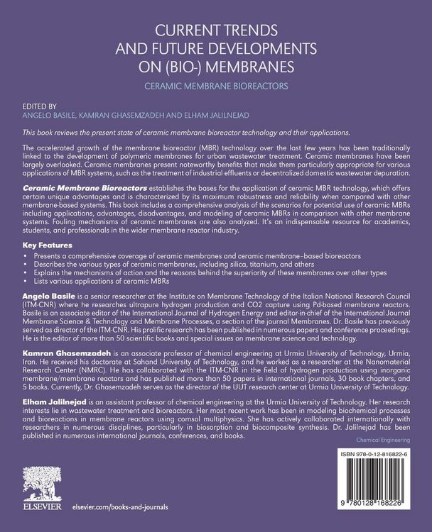 Produktbild: Current Trends and Future Developments on (Bio-) Membranes