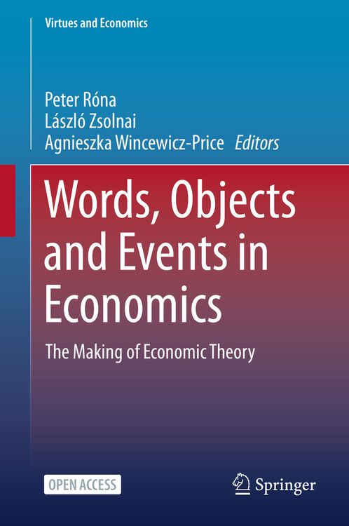 Produktbild: Words, Objects and Events in Economics