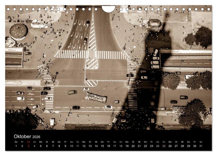 Produktbild: Paris (Wandkalender 2026 DIN A4 quer), CALVENDO Monatskalender