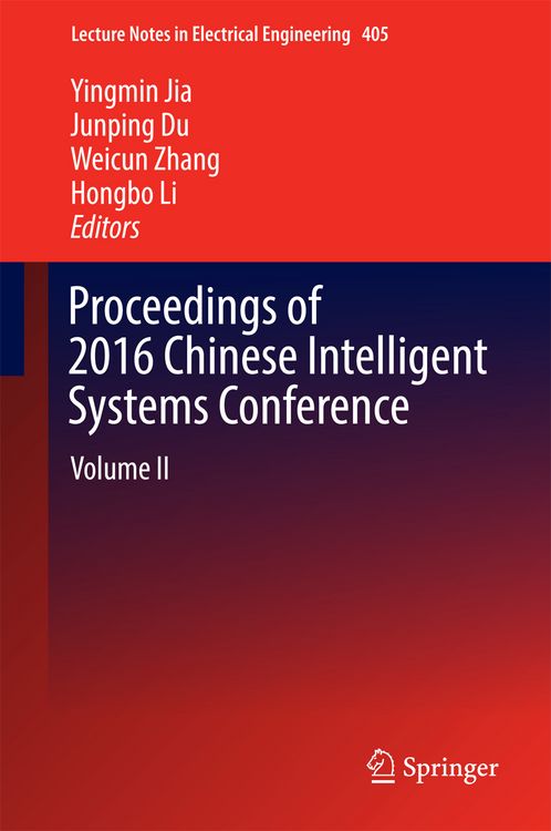 Produktbild: Proceedings of 2016 Chinese Intelligent Systems Conference