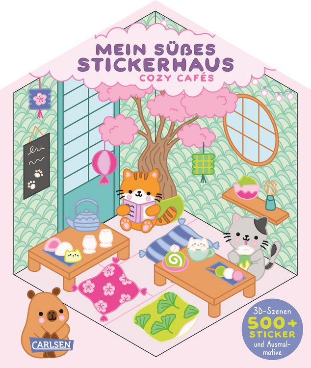 Produktbild: Mein s&uuml;&szlig;es Stickerhaus: Cozy Caf&eacute;s