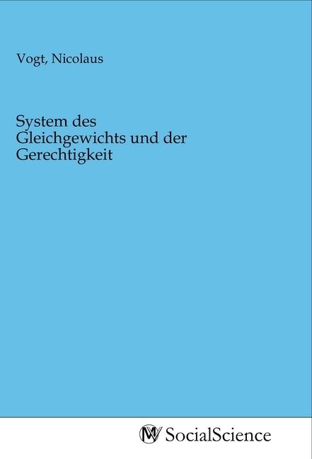 Produktbild: System des Gleichgewichts und der Gerechtigkeit