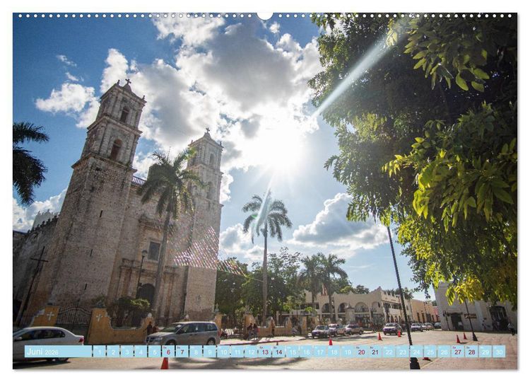 Produktbild: Mexiko - Die wundersch&ouml;ne Halbinsel Yucat&aacute;n Fotokalender 2026 (hochwertiger Premium Wandkalender 2026 DIN A2 quer), Kunstdruck in Hochglanz