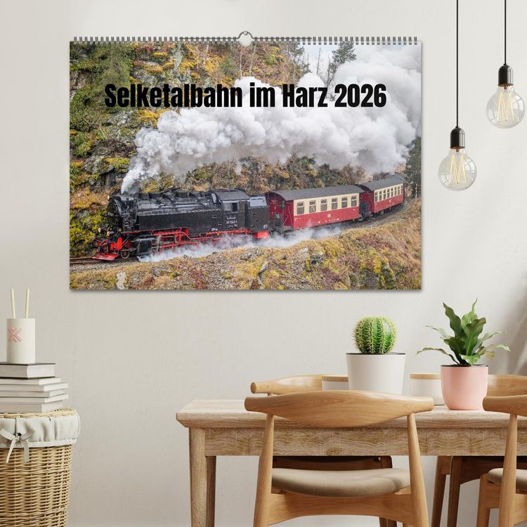 Produktbild: Selketalbahn im Harz (Wandkalender 2026 DIN A2 quer), CALVENDO Monatskalender