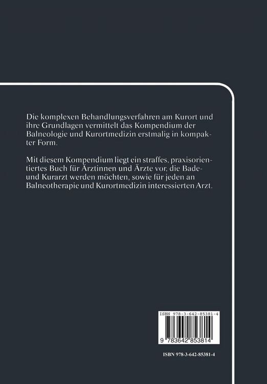 Produktbild: Kompendium der Balneologie und Kurortmedizin