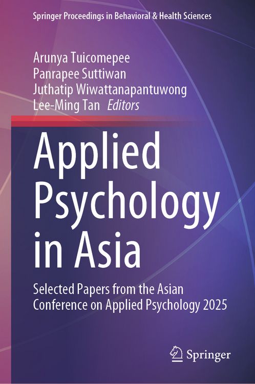 Produktbild: Applied Psychology in Asia