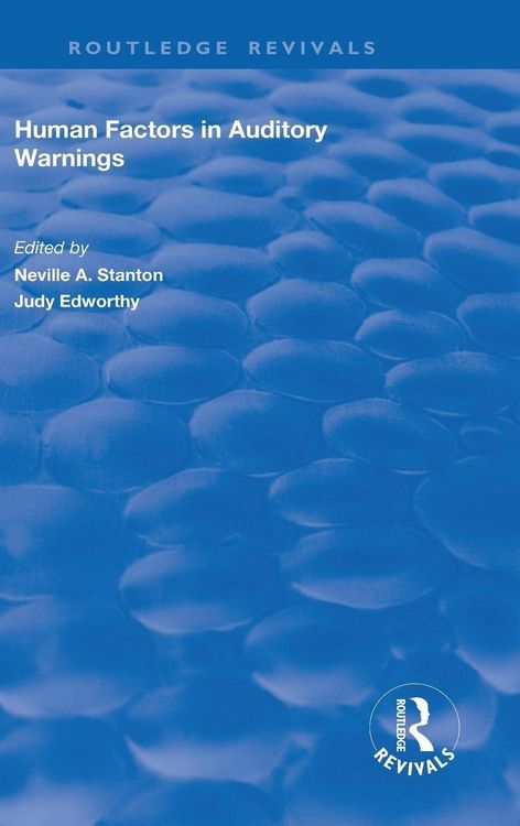 Produktbild: Human Factors in Auditory Warnings