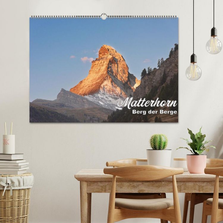 Produktbild: Matterhorn - Berg der Berge (Wandkalender 2026 DIN A2 quer), CALVENDO Monatskalender