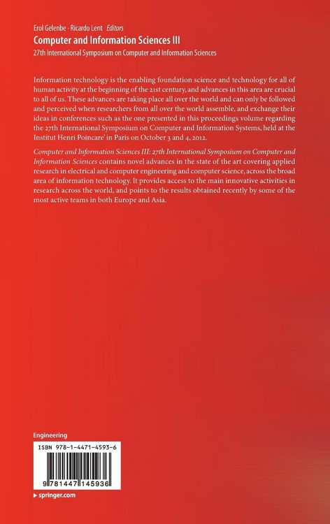 Produktbild: Computer and Information Sciences III