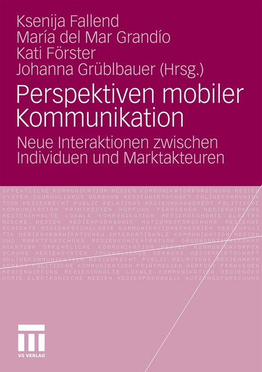 Produktbild: Perspektiven mobiler Kommunikation
