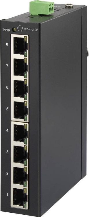 Produktbild: Renkforce RF-3394868 FEH-800 Industrial Ethernet Switch