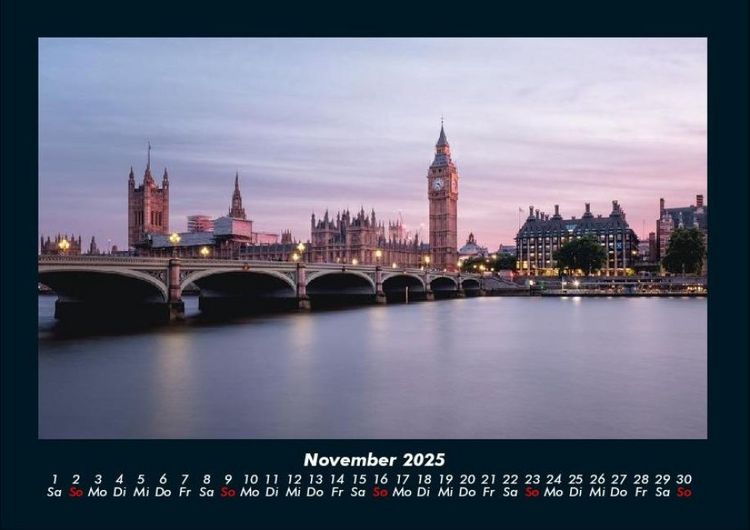 Produktbild: London 2025 Fotokalender DIN A4