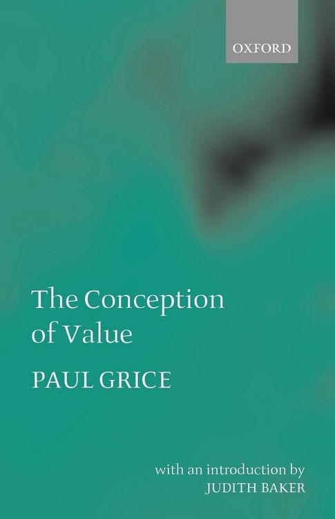 Produktbild: The Conception of Value