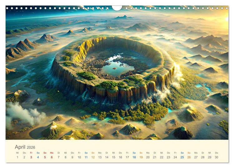Produktbild: Nicht von diesem Planeten (Wandkalender 2026 DIN A3 quer), CALVENDO Monatskalender
