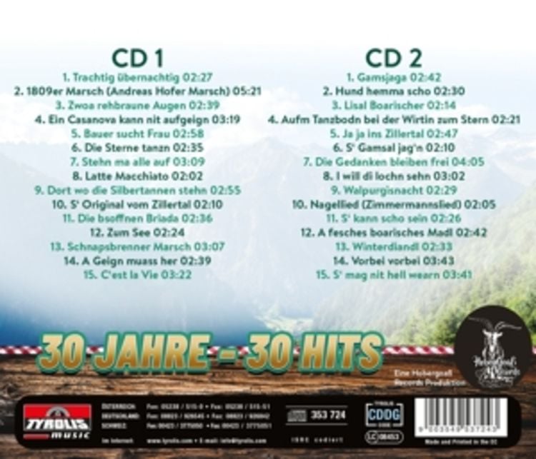 Produktbild: Das Beste-30 Jahre-30 Hits