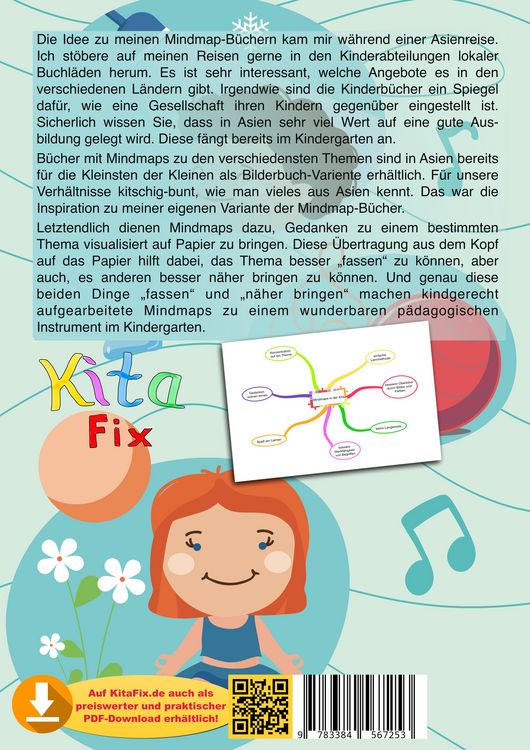 Produktbild: KitaFix-Mindmap Kneipp (Fertig ausgearbeitete Gedankenlandkarten f&uuml;r die Vorschularbeit in Kindergarten und Kita)