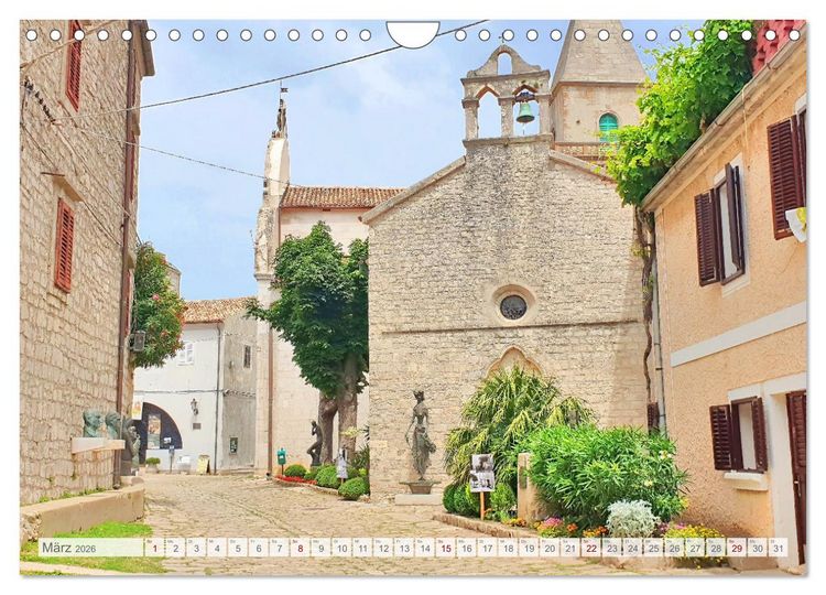 Produktbild: Die Insel Cres - Raue Sch&ouml;nheit in Kroatien (Wandkalender 2026 DIN A4 quer), CALVENDO Monatskalender