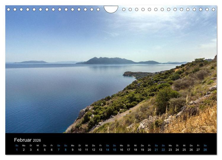 Produktbild: Peloponnes, Griechisches Urgestein von grandioser Sch&ouml;nheit. Die Regionen Argolis, Korinthia und Attika (Wandkalender 2026 DIN A4 quer), CALVENDO Monatskalender