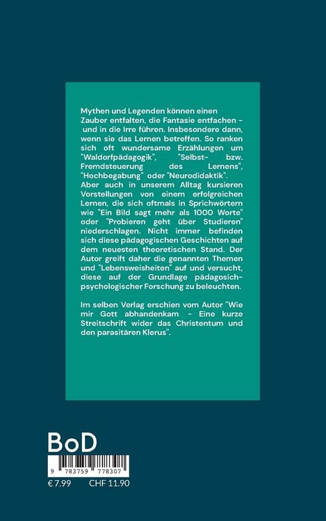 Produktbild: Eine kleine Mythologie des Lernens