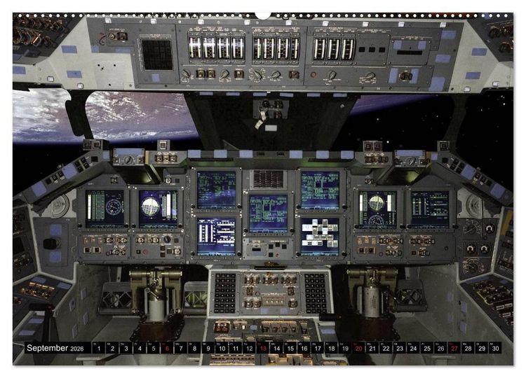 Produktbild: Space Shuttle. Impressionen aus der Raumfahrt (hochwertiger Premium Wandkalender 2026 DIN A2 quer), Kunstdruck in Hochglanz