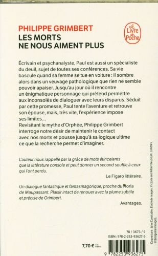 Produktbild: Grimbert, P: Morts ne nous aiment plus