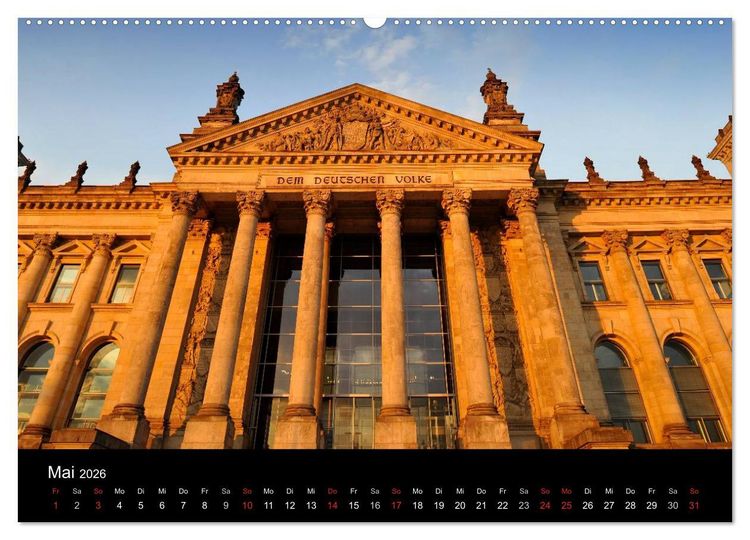 Produktbild: Berlin (Wandkalender 2026 DIN A2 quer), CALVENDO Monatskalender
