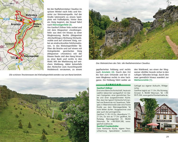 Produktbild: ROTHER Wanderbuch Fr&auml;nkische Schweiz &ndash; Wandern & Einkehren
