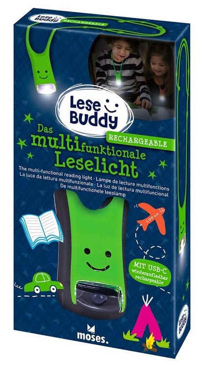 Produktbild: Lese Buddy mit USB-C Neon Gr&uuml;n