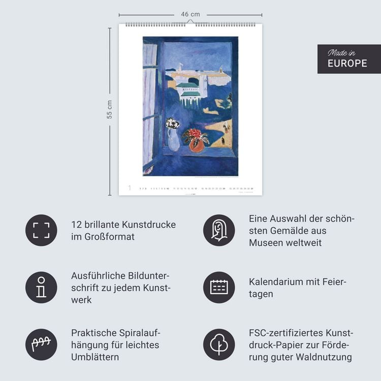 Produktbild: Henri Matisse Edition Kalender 2027