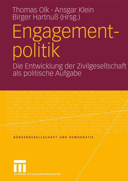 Produktbild: Engagementpolitik