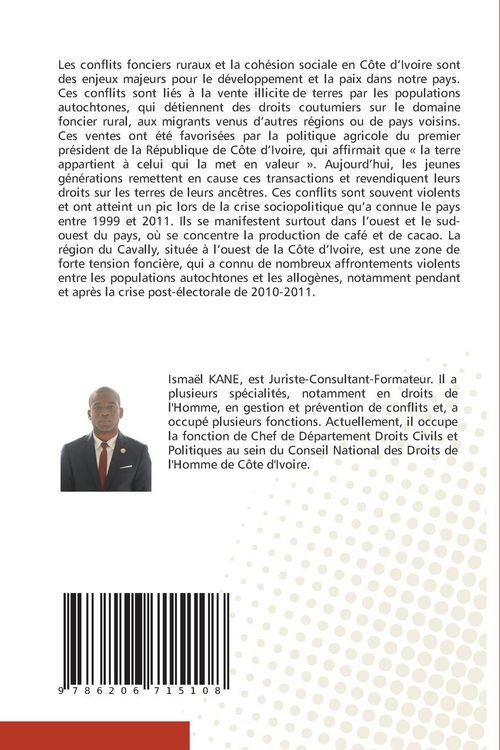Produktbild: Coh&eacute;sion sociale et conflits fonciers en C&ocirc;te d'Ivoire