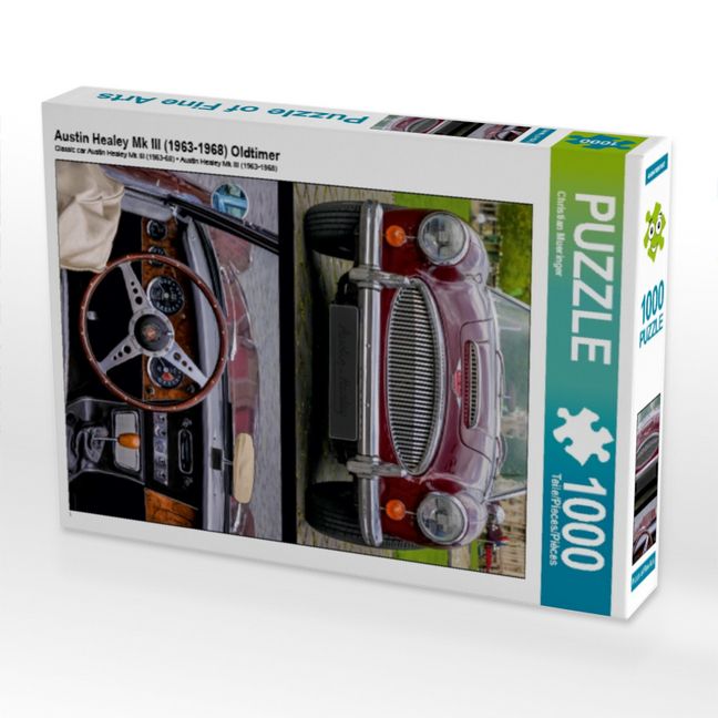 Produktbild: CALVENDO Puzzle Austin Healey Mk III (1963-1968) Oldtimer | 1000 Teile Lege-Gr&ouml;&szlig;e 64x48cm Foto-Puzzle f&uuml;r gl&uuml;ckliche Stunden