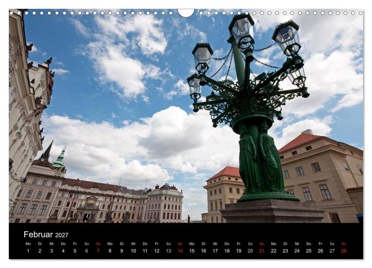 Produktbild: Prager Ansichten (Wandkalender 2027 DIN A3 quer), CALVENDO Monatskalender