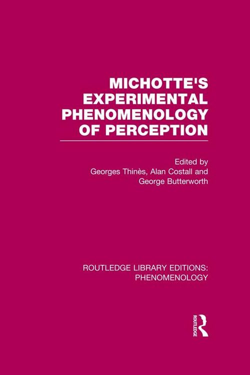 Produktbild: Michotte's Experimental Phenomenology of Perception
