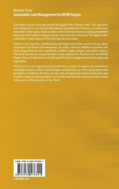 Produktbild: Sustainable Land Management for NEOM Region