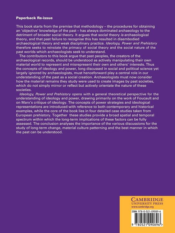 Produktbild: Ideology, Power and Prehistory