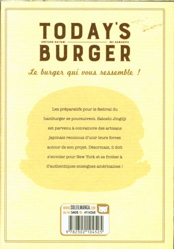 Produktbild: Today's burger. Tome 8