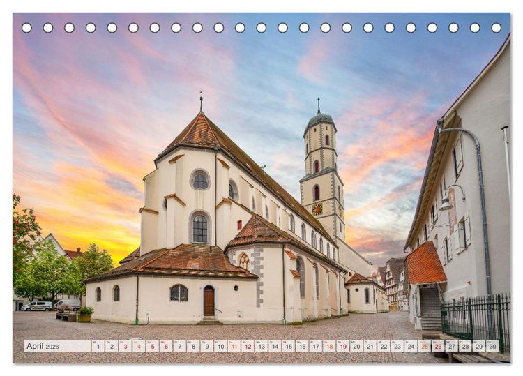 Produktbild: Biberach an der Ri&szlig; Impressionen (Tischkalender 2026 DIN A5 quer), CALVENDO Monatskalender