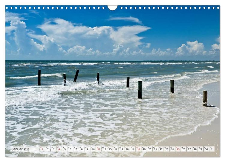 Produktbild: Sonne, Strand & Meer (Wandkalender 2026 DIN A3 quer), CALVENDO Monatskalender