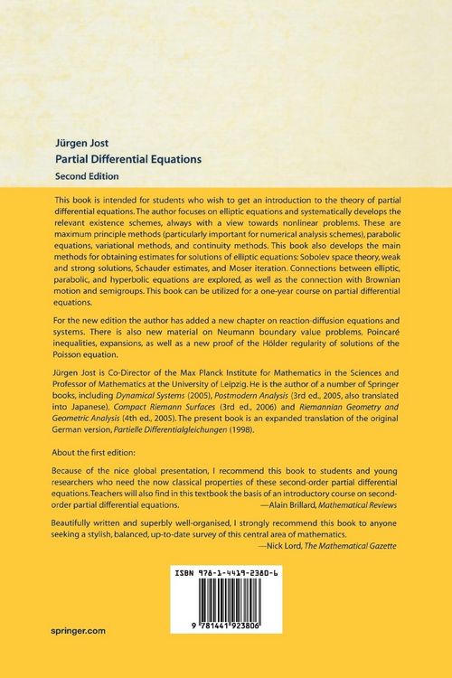 Produktbild: Partial Differential Equations