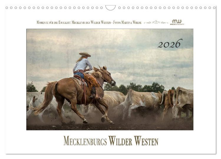 Produktbild: Mecklenburgs Wilder Westen (Wandkalender 2026 DIN A3 quer), CALVENDO Monatskalender