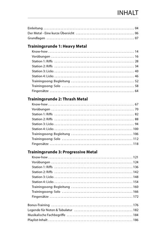 Produktbild: Guitar Training Metal (mit QR-Codes)