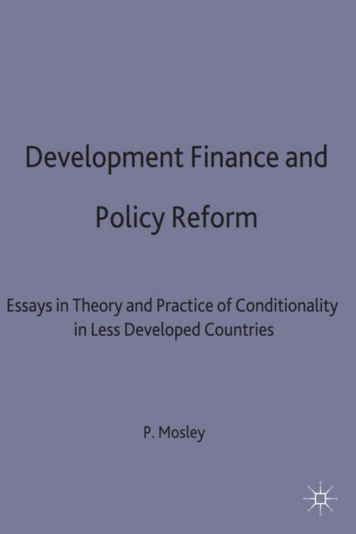 Produktbild: Development Finance and Policy Reform