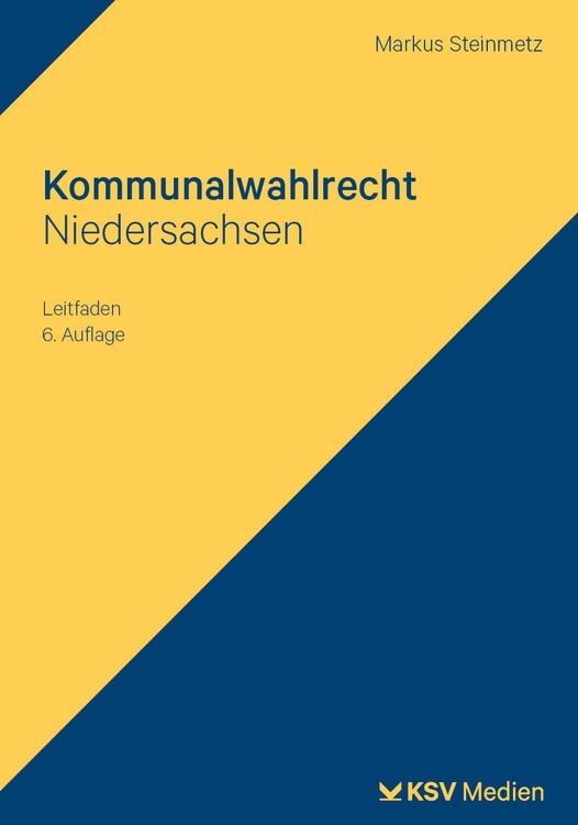 Produktbild: Kommunalwahlrecht Niedersachsen