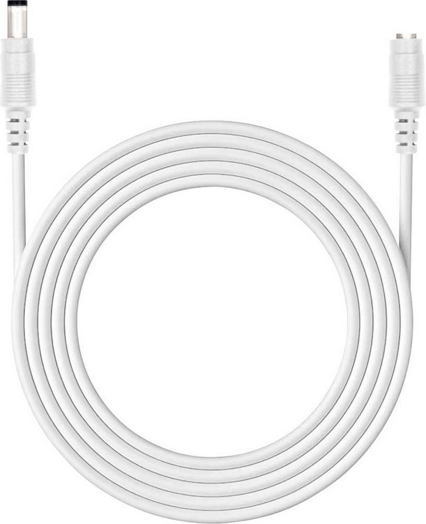 Produktbild: Reolink PEXCW Strom Netzkabel [1x Hohlstecker - 1x Koaxial-Buchse] 4.5m Wei&szlig;
