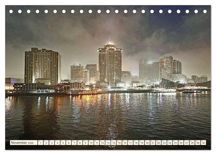 Produktbild: So sch&ouml;n ist New Orleans (Tischkalender 2026 DIN A5 quer), CALVENDO Monatskalender