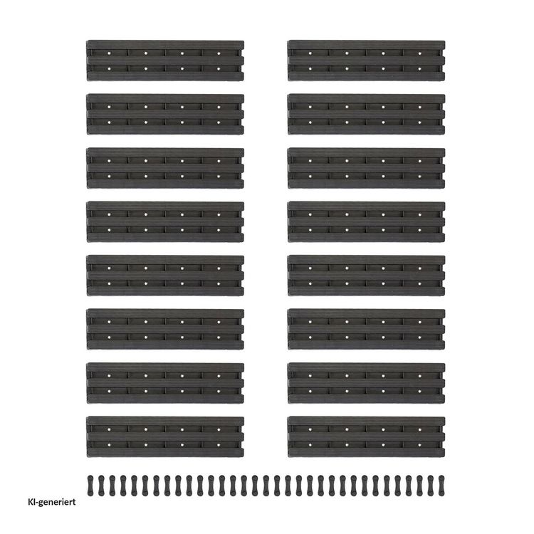 Produktbild: HTI-Living HTI-Living Gartenweg 520 cm Holzbohlenoptik Grau
