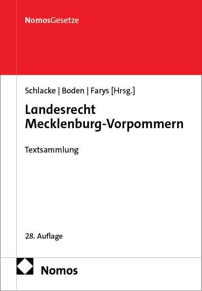 Produktbild: Landesrecht Mecklenburg-Vorpommern