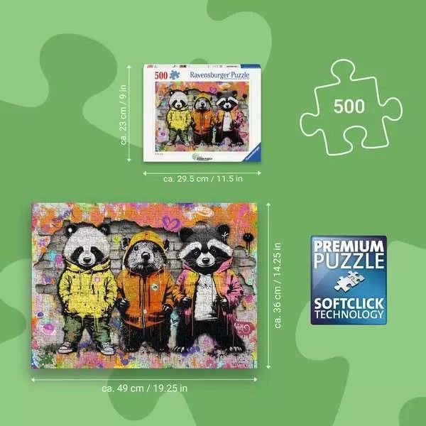 Produktbild: Erwachsenenpuzzle 500 Teile - Flauschige Freunde