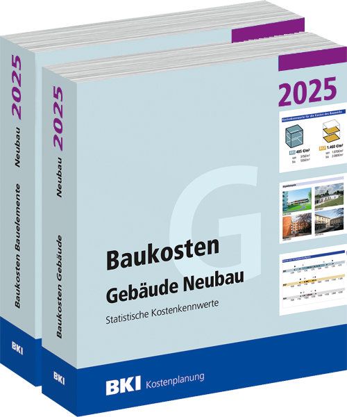 Produktbild: BKI Baukosten Geb&auml;ude + Bauelemente Neubau 2025 - Kombi Teil 1-2